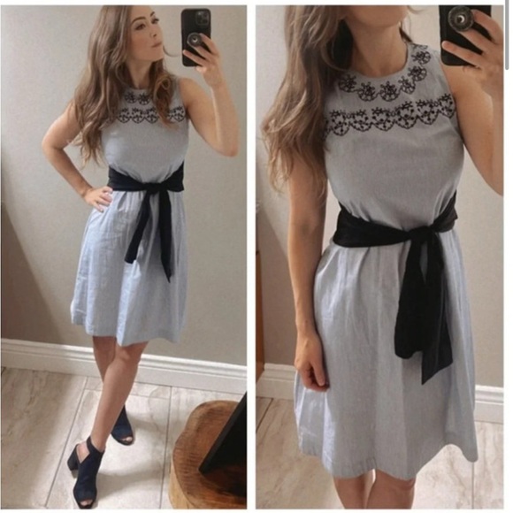 Nine West navy block heels - Picture 12 of 14